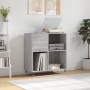 Mueble discos madera contrachapada gris Sonoma 84,5x38x89 cm de vidaXL, Almacenamiento para CD y DVD - Ref: Foro24-831770, Pr...