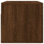 Oak brown engineered wood wall cabinet 80x36.5x35 cm by vidaXL, Lockers and storage cabinets - Ref: Foro24-830099, Price: 46,...