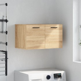 Sonoma oak engineered wood wall cabinet 60x36.5x35 cm by vidaXL, Lockers and storage cabinets - Ref: Foro24-830039, Price: 44...