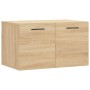 Wandschrank aus Sonoma-Eichenholzwerkstoff, 60 x 36,5 x 35 cm von vidaXL, Schließfächer und Lagerschränke - Ref: Foro24-83003...