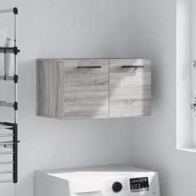 Armario de pared madera de ingeniería gris Sonoma 60x36,5x35 cm de vidaXL, Taquillas y armarios de almacenamiento - Ref: Foro...