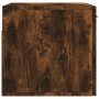 Engineered smoked oak wood wall cabinet 60x36.5x35 cm by vidaXL, Lockers and storage cabinets - Ref: Foro24-830041, Price: 28...