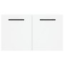 White engineered wood wall cabinet 60x36.5x35 cm by vidaXL, Lockers and storage cabinets - Ref: Foro24-830044, Price: 39,57 €...