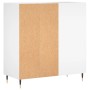 Weißer Plattenschrank aus Sperrholz, 84,5 x 38 x 89 cm von vidaXL, CD- und DVD-Speicher - Ref: Foro24-831764, Preis: 81,86 €,...