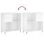 Weißer Plattenschrank aus Sperrholz, 84,5 x 38 x 89 cm von vidaXL, CD- und DVD-Speicher - Ref: Foro24-831764, Preis: 81,86 €,...