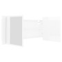 Armario espejo de baño LED acrílico blanco brillo 100x12x45 cm de vidaXL, Tocadores de baño - Ref: Foro24-804985, Precio: 68,...