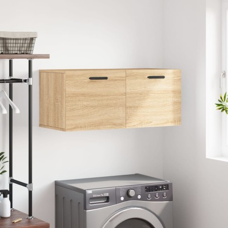 Sonoma oak engineered wood wall cabinet 80x36.5x35 cm by vidaXL, Lockers and storage cabinets - Ref: Foro24-830087, Price: 53...