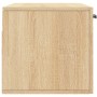 Sonoma oak engineered wood wall cabinet 80x36.5x35 cm by vidaXL, Lockers and storage cabinets - Ref: Foro24-830087, Price: 53...