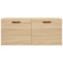 Armario de pared madera ingeniería roble Sonoma 80x36,5x35 cm de vidaXL, Taquillas y armarios de almacenamiento - Ref: Foro24...