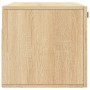 Armario de pared madera ingeniería roble Sonoma 80x36,5x35 cm de vidaXL, Taquillas y armarios de almacenamiento - Ref: Foro24...