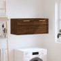 Oak brown engineered wood wall cabinet 80x36.5x35 cm by vidaXL, Lockers and storage cabinets - Ref: Foro24-830067, Price: 53,...