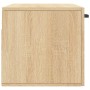 Sonoma oak engineered wood wall cabinet 80x36.5x35 cm by vidaXL, Lockers and storage cabinets - Ref: Foro24-830079, Price: 46...