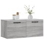 Engineered wood Sonoma gray wall cabinet 80x36.5x35 cm by vidaXL, Lockers and storage cabinets - Ref: Foro24-830074, Price: 3...