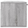 Engineered wood Sonoma gray wall cabinet 80x36.5x35 cm by vidaXL, Lockers and storage cabinets - Ref: Foro24-830074, Price: 3...