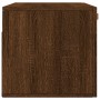 Armario de pared madera ingeniería marrón roble 80x36,5x35 cm de vidaXL, Taquillas y armarios de almacenamiento - Ref: Foro24...