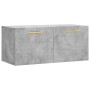 Concrete gray engineered wood wall cabinet 80x36.5x35 cm by vidaXL, Lockers and storage cabinets - Ref: Foro24-830064, Price:...