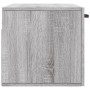 Sonoma gray engineered wood wall cabinet 80x36.5x35 cm by vidaXL, Lockers and storage cabinets - Ref: Foro24-830082, Price: 3...