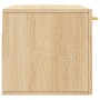 Armario de pared madera ingeniería roble Sonoma 80x36,5x35 cm de vidaXL, Taquillas y armarios de almacenamiento - Ref: Foro24...