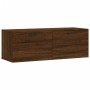 Oak brown engineered wood wall cabinet 100x36.5x35 cm by vidaXL, Lockers and storage cabinets - Ref: Foro24-830155, Price: 49...