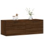 Oak brown engineered wood wall cabinet 100x36.5x35 cm by vidaXL, Lockers and storage cabinets - Ref: Foro24-830155, Price: 49...