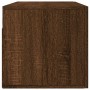 Armario de pared madera ingeniería marrón roble 100x36,5x35 cm de vidaXL, Taquillas y armarios de almacenamiento - Ref: Foro2...