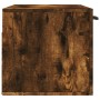 Smoked oak engineered wood wall cabinet 80x36.5x35 cm by vidaXL, Lockers and storage cabinets - Ref: Foro24-830105, Price: 38...