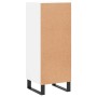 Aparador madera de ingeniería blanco 34,5x34x90 cm de vidaXL, Aparadores - Ref: Foro24-828820, Precio: 63,51 €, Descuento: %