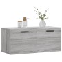 Sonoma gray engineered wood wall cabinet 80x36.5x35 cm by vidaXL, Lockers and storage cabinets - Ref: Foro24-830090, Price: 3...