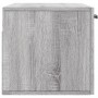 Armario de pared madera de ingeniería gris Sonoma 80x36,5x35 cm de vidaXL, Taquillas y armarios de almacenamiento - Ref: Foro...