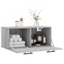 Engineered wood Sonoma gray wall cabinet 80x36.5x35 cm by vidaXL, Lockers and storage cabinets - Ref: Foro24-830106, Price: 4...