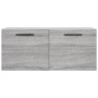 Armario de pared madera de ingeniería gris Sonoma 80x36,5x35 cm de vidaXL, Taquillas y armarios de almacenamiento - Ref: Foro...