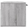 Armario de pared madera de ingeniería gris Sonoma 80x36,5x35 cm de vidaXL, Taquillas y armarios de almacenamiento - Ref: Foro...