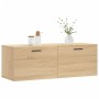 Wandschrank aus Sonoma-Eichenholzwerkstoff, 100 x 36,5 x 35 cm von vidaXL, Schließfächer und Lagerschränke - Ref: Foro24-8301...