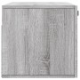 Armario de pared madera de ingeniería gris Sonoma 80x36,5x35 cm de vidaXL, Taquillas y armarios de almacenamiento - Ref: Foro...