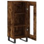 Aparador madera de ingeniería roble ahumado 34,5x34x90 cm de vidaXL, Aparadores - Ref: Foro24-828825, Precio: 61,99 €, Descue...