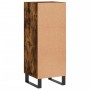 Aparador madera de ingeniería roble ahumado 34,5x34x90 cm de vidaXL, Aparadores - Ref: Foro24-828825, Precio: 61,40 €, Descue...