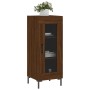 Oak brown engineered wood sideboard 34.5x34x90 cm by vidaXL, Sideboards - Ref: Foro24-828803, Price: 60,44 €, Discount: %