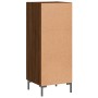 Oak brown engineered wood sideboard 34.5x34x90 cm by vidaXL, Sideboards - Ref: Foro24-828803, Price: 60,44 €, Discount: %