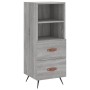 Aparador madera de ingeniería gris Sonoma 34,5x34x90 cm de vidaXL, Aparadores - Ref: Foro24-828642, Precio: 63,69 €, Descuent...