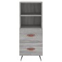 Aparador madera de ingeniería gris Sonoma 34,5x34x90 cm de vidaXL, Aparadores - Ref: Foro24-828642, Precio: 63,69 €, Descuent...