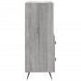 Aparador madera de ingeniería gris Sonoma 34,5x34x90 cm de vidaXL, Aparadores - Ref: Foro24-828642, Precio: 63,69 €, Descuent...