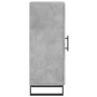 Aparador de madera contrachapada gris hormigón 34,5x34x90 cm de vidaXL, Aparadores - Ref: Foro24-828824, Precio: 61,21 €, Des...