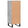 Aparador de madera contrachapada gris hormigón 34,5x34x90 cm de vidaXL, Aparadores - Ref: Foro24-828824, Precio: 61,21 €, Des...