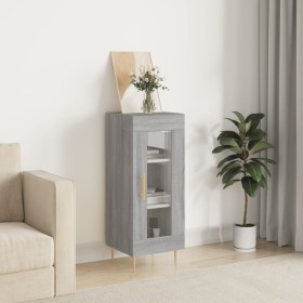 Sonoma gray engineered wood sideboard 34.5x34x90 cm by vidaXL, Sideboards - Ref: Foro24-828786, Price: 56,99 €, Discount: %