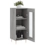 Aparador madera de ingeniería gris Sonoma 34,5x34x90 cm de vidaXL, Aparadores - Ref: Foro24-828786, Precio: 56,25 €, Descuent...