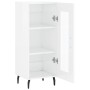 Aparador de madera contrachapada blanco brillante 34,5x34x90 cm de vidaXL, Aparadores - Ref: Foro24-828814, Precio: 64,34 €, ...