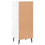 Aparador de madera contrachapada blanco brillante 34,5x34x90 cm de vidaXL, Aparadores - Ref: Foro24-828814, Precio: 64,34 €, ...