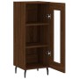 Aparador madera de ingeniería marrón roble 34,5x34x90 cm de vidaXL, Aparadores - Ref: Foro24-828819, Precio: 60,49 €, Descuen...