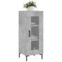 Aparador de madera contrachapada gris hormigón 34,5x34x90 cm de vidaXL, Aparadores - Ref: Foro24-828800, Precio: 58,37 €, Des...