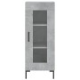 Concrete gray plywood sideboard 34.5x34x90 cm by vidaXL, Sideboards - Ref: Foro24-828800, Price: 58,37 €, Discount: %